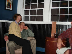 Kev and Jenn Simes at Jessica's 30th Birthday 